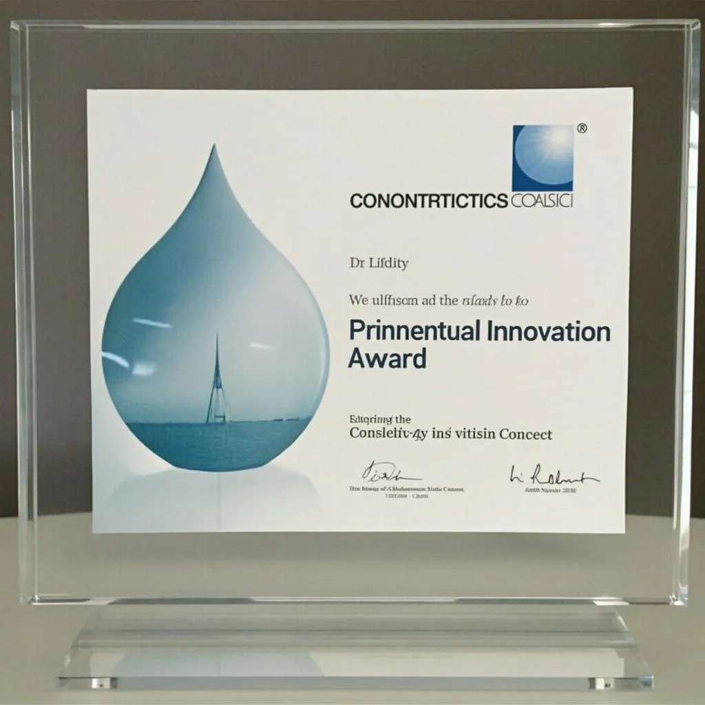 Logo de premio de innovación